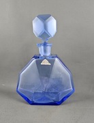 Karafka zestaw z kieliszkami Art Deco lata 30ste duża Czechy Bohemia