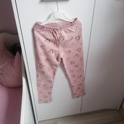 Legginsy GETRY dla dziewczynki print w MYSZKI bawełniane wygodne REVAJ 122