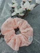 Gumka do włosów , scrunchie XL koronka
