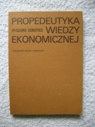 Propedeutyka wiedzy ekonomicznej – Ryszard Sobotko