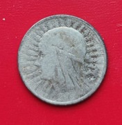 2 ZŁOTE GŁOWA KOBIETY 1932 rok - srebro AG nr 2