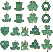 SUNNYCLUE – Zestaw 18 Charmsów Trójlistna Koniczyna | St. Patrick's Day