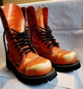 Buty glany pomarańczowe