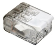 Łącznik bezśrubowy otwierany przeźroczysty Tracon RVON2 1szt.