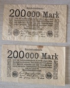 Banknot Niemcy 200 000 marek 1923 r.