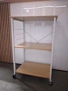 Półka kuchenna na kółkach, wózek do serwowania z 3 poziomami