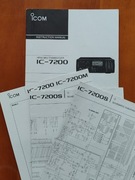 Icom IC-7200 schematy serwisowe + instrukcja angielska