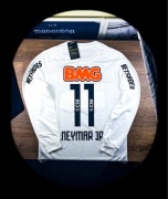 (M) NEYMAR JR 11 SANTOS FC 2011/2012 LONG SLEEVE BIAŁY DOMOWY NOWA KOSZULKA