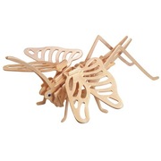 Puzzle drewniane 3 D_składanka_Cykada