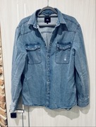 Koszula katana jeansowa męska niebieska L Clockhouse