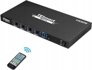 Przełącznik matrycowy KVM switch 4K Ultra HD HDMI 4x4 HDCP
