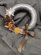 WYPRZEDAŻ - stroik świąteczny wianek