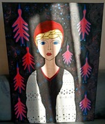 Obraz akrylowy ręcznie malowany na płótnie 