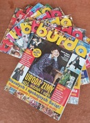 Magazyny Burda z wykrojami krawieckimi wzory moda styl 1998 po polsku