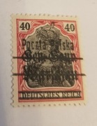 1918 Fi.15 IIba Poczta Polska na GGW z gwarancją Berbeka