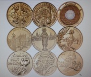 2zł Zestaw z 2000r 9 monet z NPB z menniczym połyskiem