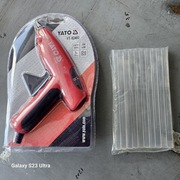 Nowy Pistolet do kleju YATO YT-82402 + 10x klej termotopliwy bezbarwny opis