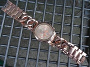 Zegarek COMMODOOR koperta 38mm JAK ZŁOTY bransoleta używany DUŻY ładny