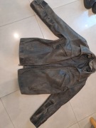 Męska kurtka skórzana RAMANI Vintage Distressed Leather  Stan Idealny L