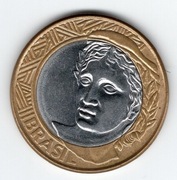 Brazylia 1 real, 2004. Moneta obiegowa