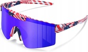 Sportowe okulary przeciwsłoneczne bezramkowe, polaryzacja UV400