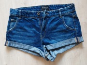 Krótkie spodenki szorty damskie jeansowe, dżinsowe MOHITO roz. 32 xxs