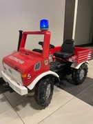 Wóz strażacki na pedały Mercedes Unimog Rolly Toys
