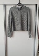 Krótka cienka bluza damska kaptur rozm S 