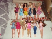 MEGA DUŻY zestaw lalek typu Barbie 35 sztuk + 11x małe + 115x dodatki