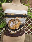 H&M Clothes top bluzka glamour pies piesek biuster r L