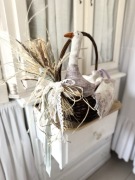 Koszyk Świąteczny Wielkanocny Boho Duży