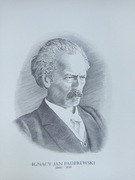 PWPW staloryt Ignacy Jan Paderewski w pergaminowej kopercie 