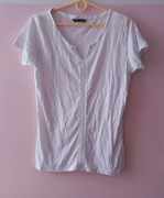 Wyprzedaż Koszulka biała krutki Rękaw roz.xl diverse wymiary opis