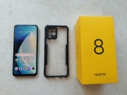Smartfon Telefon Realme 8 4 GB/64 GB RMX3085 Punk Black Szary 