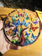 Witraż wiszący okragły