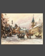 Obraz olejny POMYSŁ NA PREZĘT ŚWIĄTECZNY DLA BACI ,DZIADKA 30x40cm 