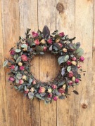 Naturalny różany wianek 