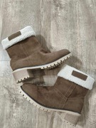 Jasnobrązowe botki, 38