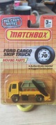 MATCHBOX FORD CARGO SKIP TRUCK