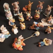 Vintage-kolekcja myszek z bajek z lat 70 -zestaw 17 szt.