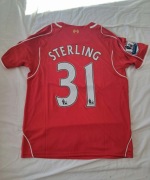 Koszulka Meczowa Raheem Sterling Liverpool FC 2014/2015 Rozmiar L