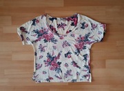 HOUSE koszulka damska t-shirt crop top XS/34