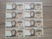 Zestaw banknotów z PRL 5000,1000,500 zł, obiegowe 103 sztuki + gratis 27 