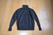 sweter/golf r. 44/46(18) kolorowa świecąca nitka