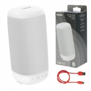 Głośnik Bluetooth Hama Tube 3.0 biały przenośny mobilny 3W akumulatorowy