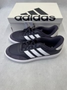 Buty męskie skórzane Adidas Courtblock granatowe rozmiar 45 1/3