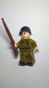 5 Figurek żołnierzy polskich z broniami WW2 kompatybilne z Lego, Cobi