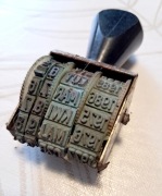 Pieczątka stempel datownik prl 1975 - 1986