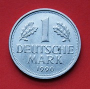 1 Marka  1990 r F -   Niemcy  Republika Federalna   