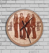 Zegar ścienny the Beatles. rok retro Dekoracja ścienna